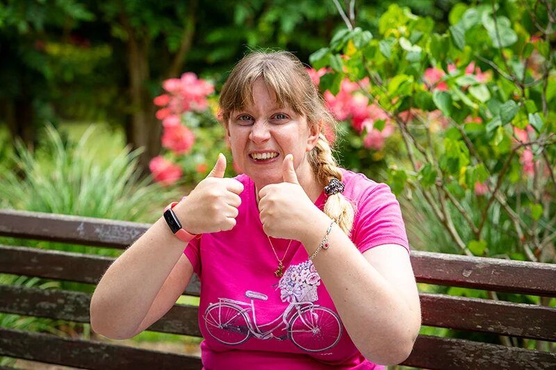 A Support Match participant sharing her experience